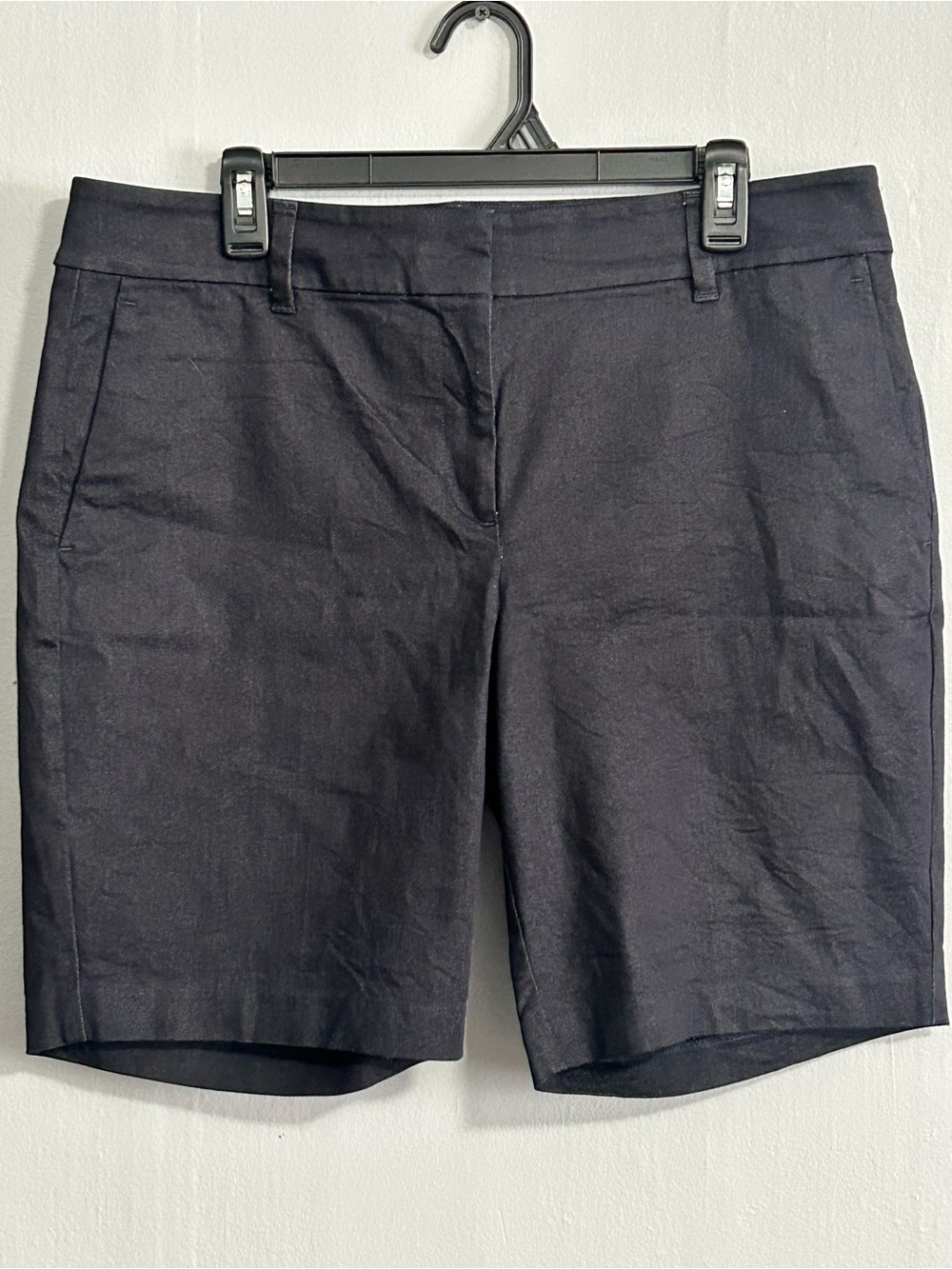 Ann Taylor Black Tailored Bermuda Shorts